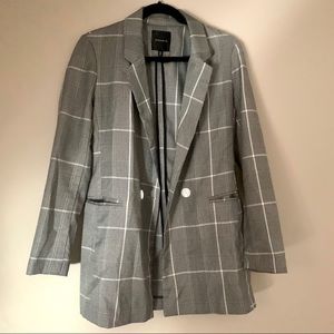 Dynamite Plaid Blazer